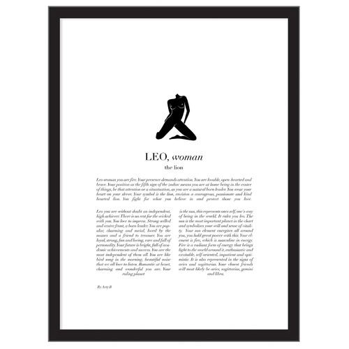 Leo Woman II Framed Printed Wall Art