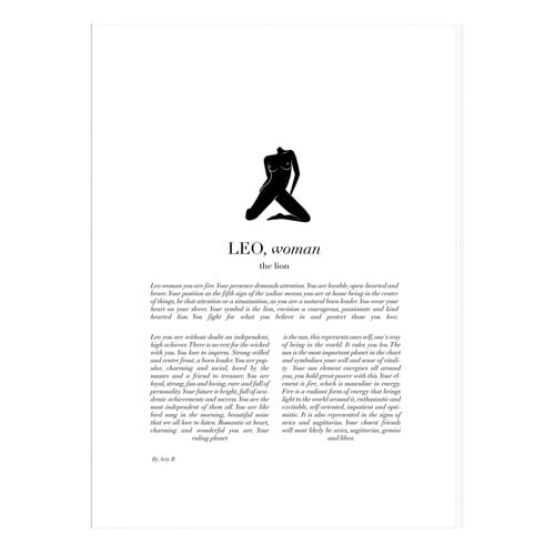 Leo Woman II Framed Printed Wall Art
