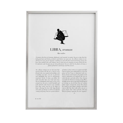 Libra Woman II Framed Printed Wall Art