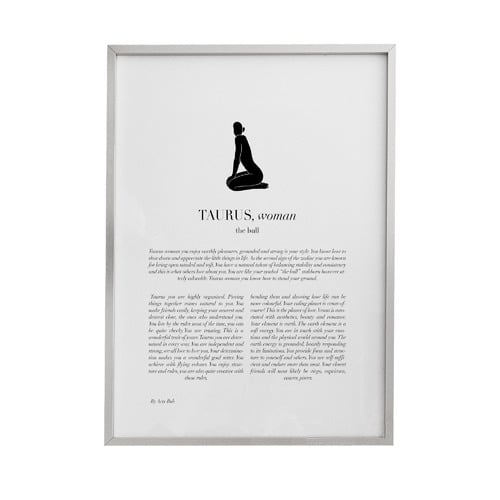 Taurus Woman II Framed Printed Wall Art