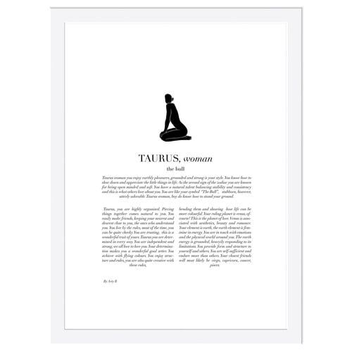 Taurus Woman II Framed Printed Wall Art