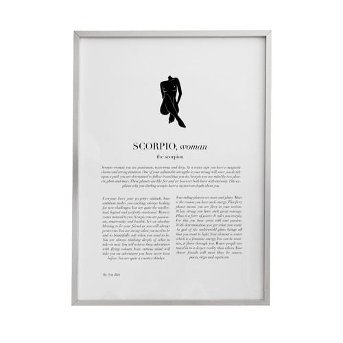 Scorpio Woman II Framed Printed Wall Art