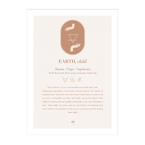 Earth, Child Framed Printed Wall Art