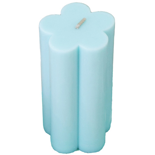 Flower Pillar Soy Wax Candle Temple & ster