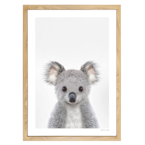 Baby Koala Framed Printed Wall Art