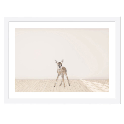 Baby Deer Framed Printed Wall Art