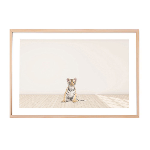 Baby Tiger Cub Framed Printed Wall Art