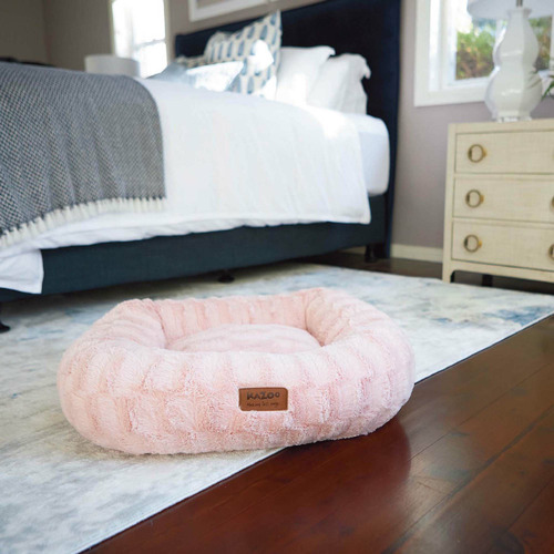 Kazoo Blush Loop Pet Bed Temple & ster