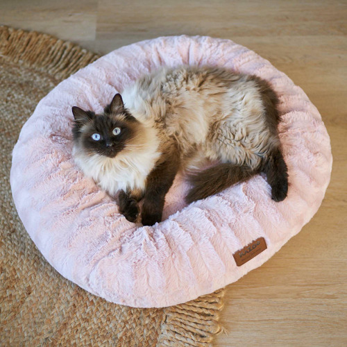 Kazoo Blush Loop Pet Bed Temple & ster