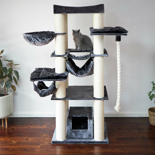 Kazoo 195cm Kitty Tower Cat Tree Temple & ster
