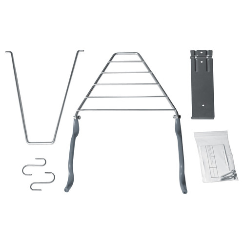 Folding 2 Bike Rack with Shelf