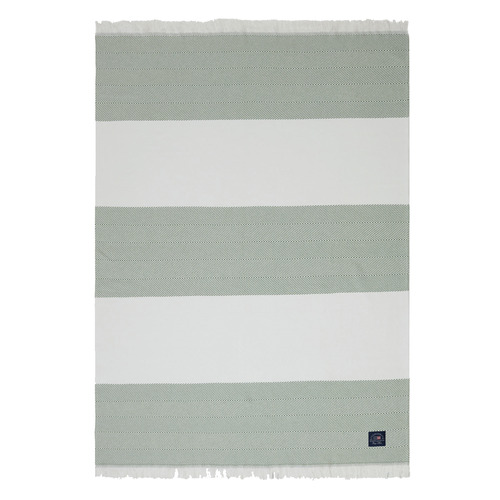 Herringbone Striped Cotton Throw Temple & ster
