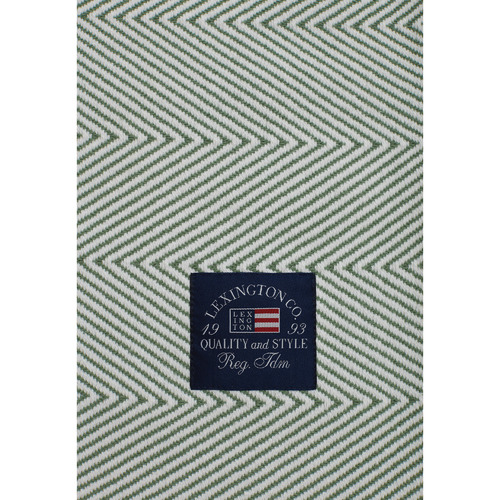 Herringbone Striped Cotton Throw Temple & ster