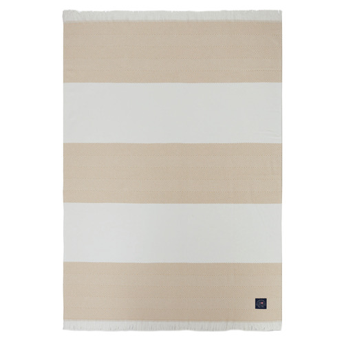 Herringbone Striped Cotton Throw Temple & ster