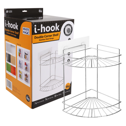 2 Piece Corner Shelf & Pump Bottle Holder Set Temple & ster