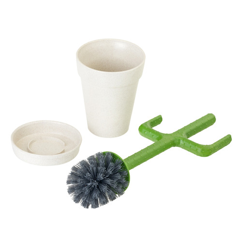 2 Piece Cactus Toilet Cleaning Set