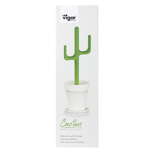 2 Piece Cactus Toilet Cleaning Set
