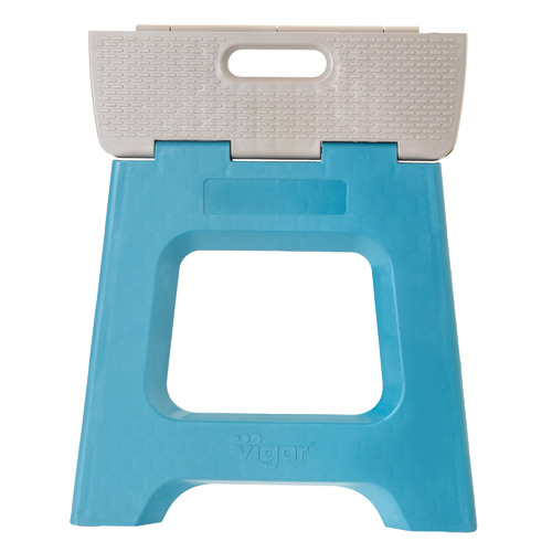 Vigar 32cm Compact Foldable Step Stool Temple & ster