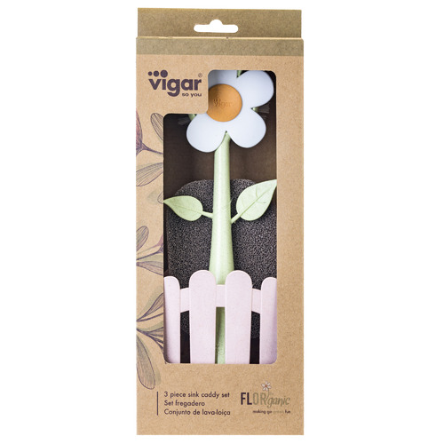 3 Piece Florganic Sink Caddy Set