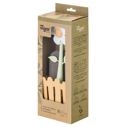 3 Piece Florganic Sink Caddy Set