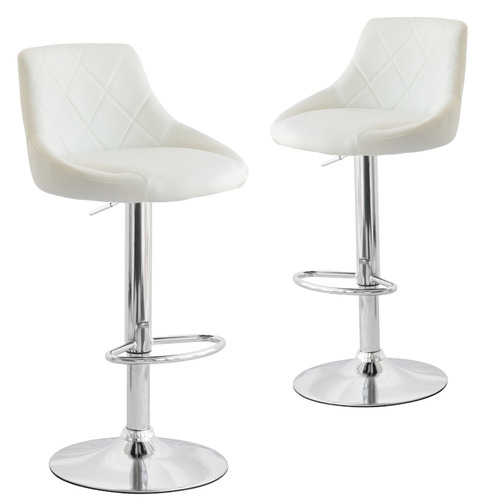 Cassini Faux Leather Adjustable Barstools