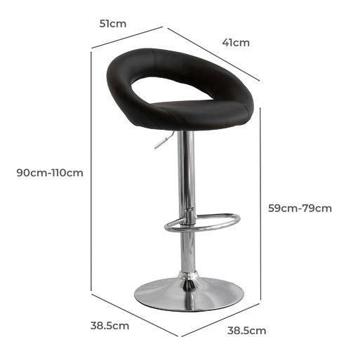 Thule Faux Leather Adjustable Barstools