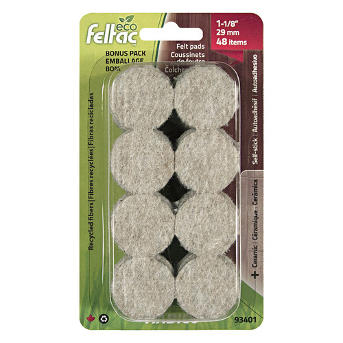 48 Piece 2.9cm Felt Floor Protector Pads