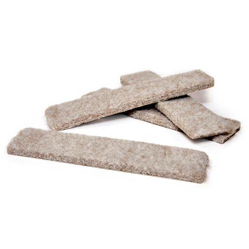 4 Piece 10.2cm Felt Floor Protectors Strips