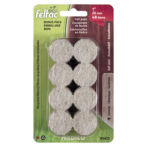 48 Piece 2.5cm Felt Floor Protector Pads