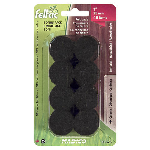48 Piece 2.5cm Felt Floor Protector Pads