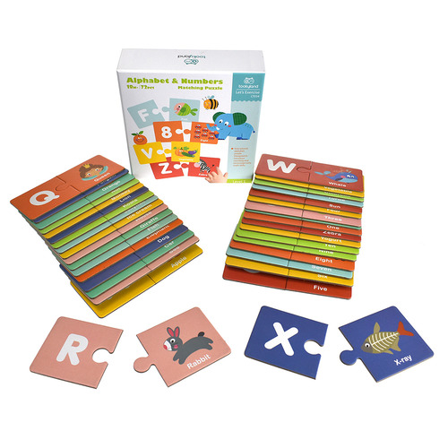 Tookyland Tookyland Alphabet & Number Matching Puzzle | Temple & Webster