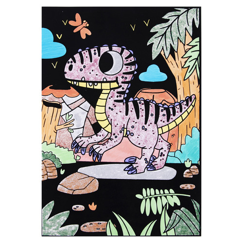 Tookyland 17 Piece Dinosaur Colouring Craft Kit
