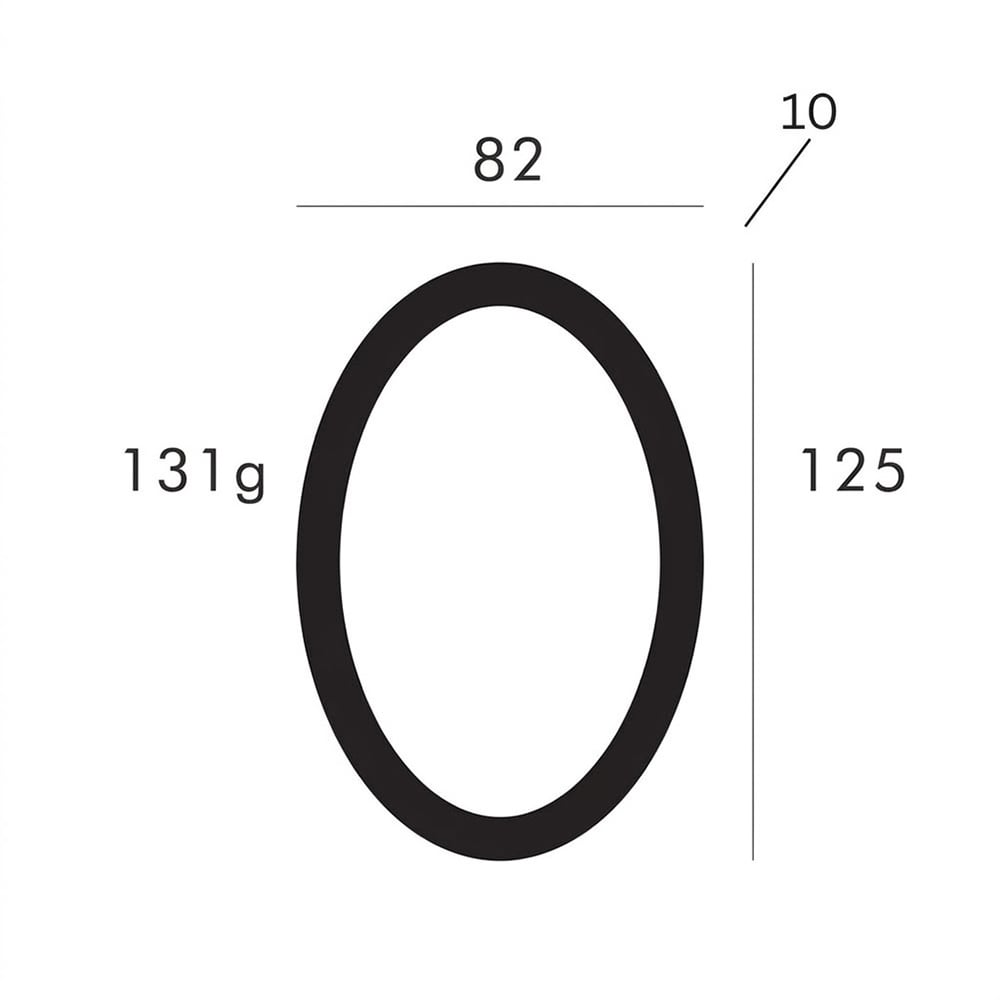 Zinc Alloy Floating House Number