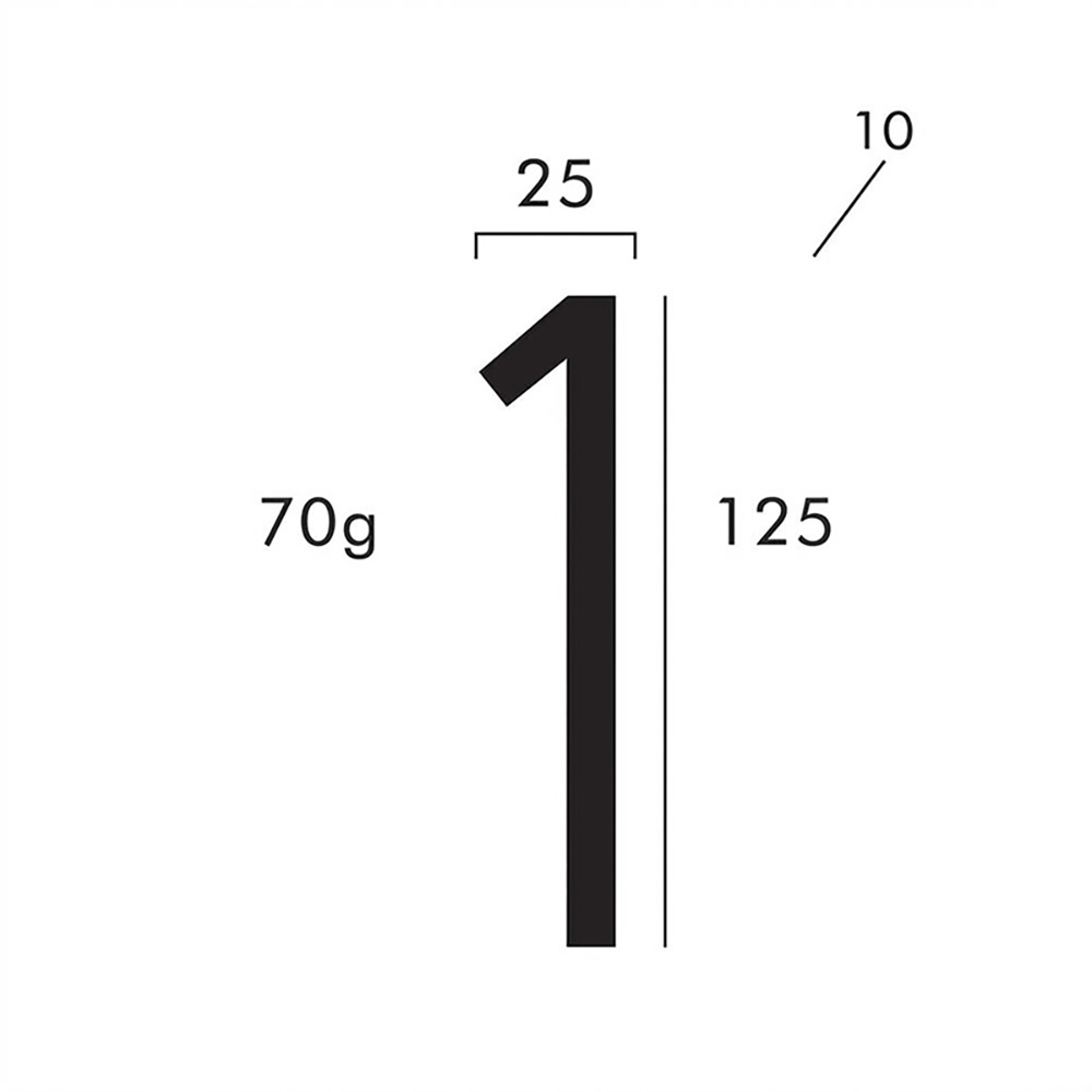 Zinc Alloy Floating House Number