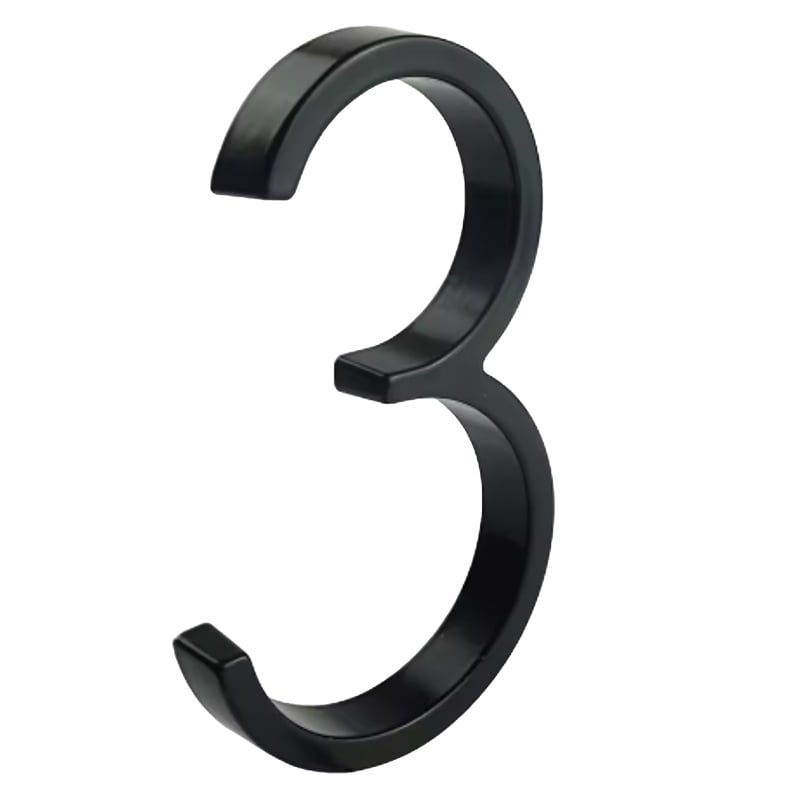 Zinc Alloy Floating House Number