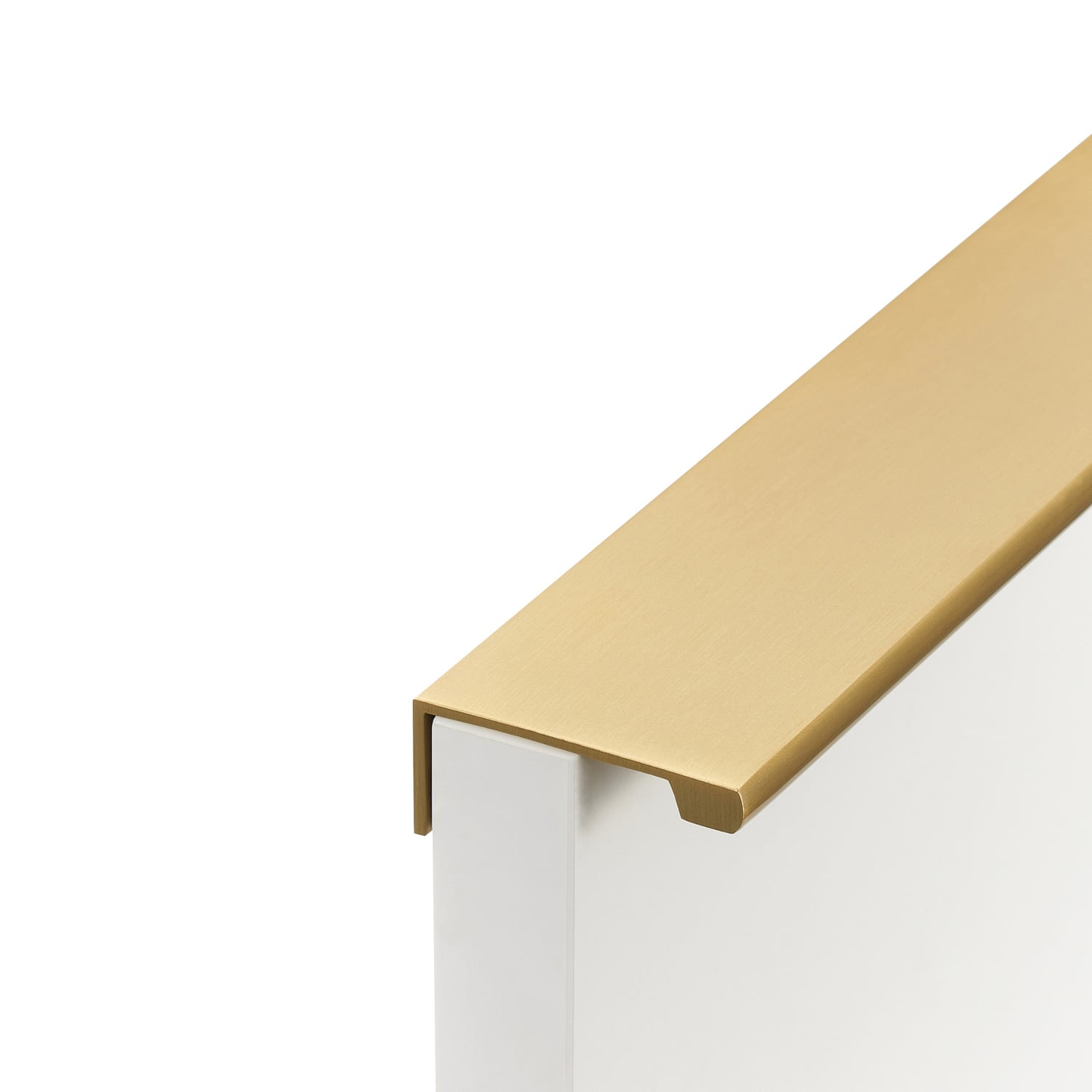 Clovelly Brass Lip Cabinet Handle