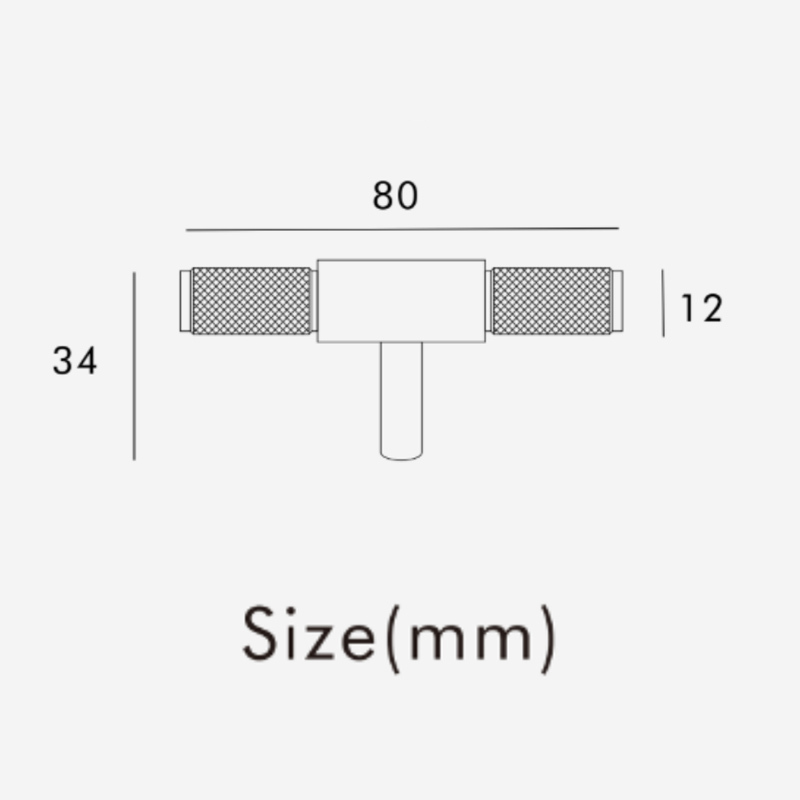 Floreat Brass T-Bar