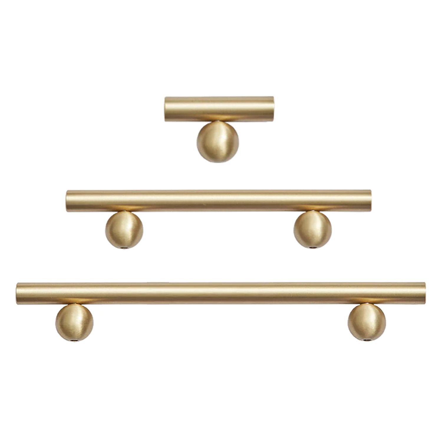 Hamilton Brass Bar Cabinet Handle