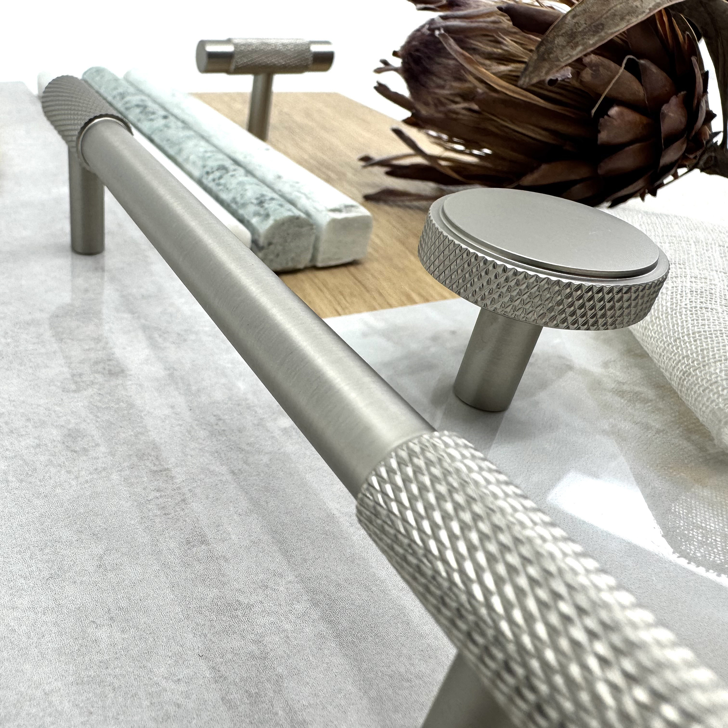 Brighton Brushed Nickel Round Knob