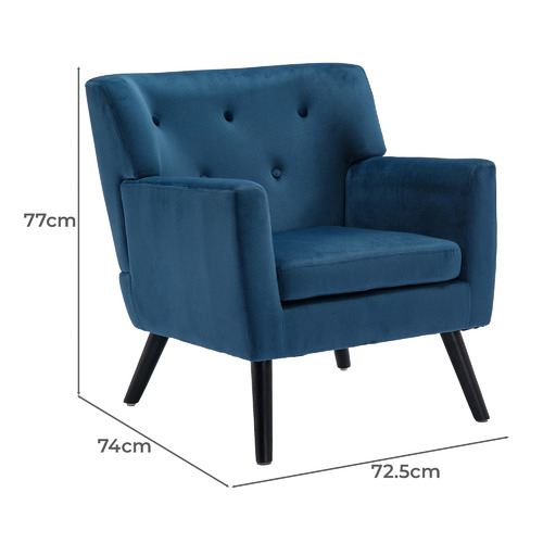 Juliana Velvet Armchair