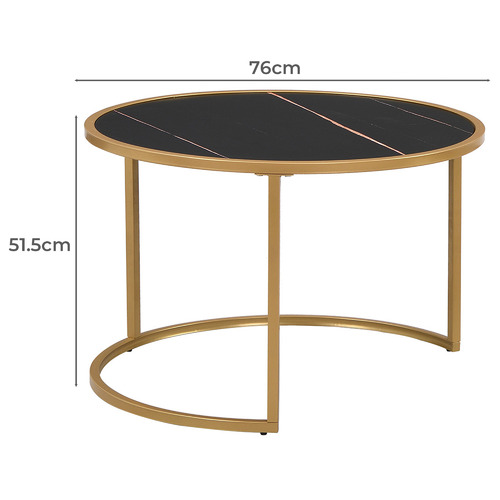 2 Piece Damon Nesting Coffee Table Set