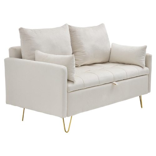 Cassington_Home Sorrana 2 Seater Velvet Sofa | Temple & Webster