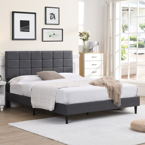 Hebe Upholstered Platform Bed