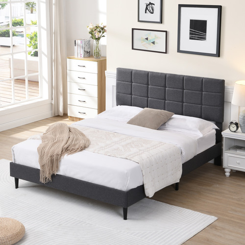 Hebe Upholstered Platform Bed
