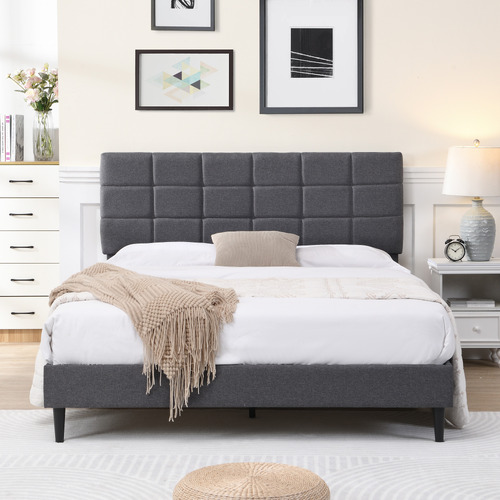 Hebe Upholstered Platform Bed