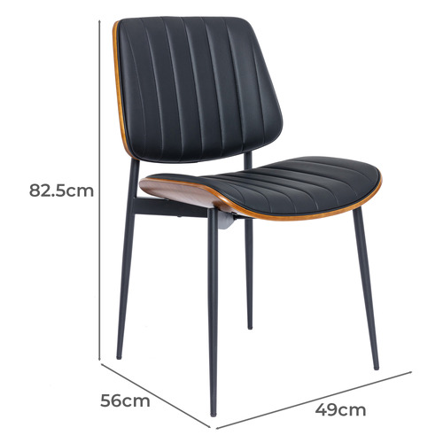 Moore Faux Leather Dining Chairs