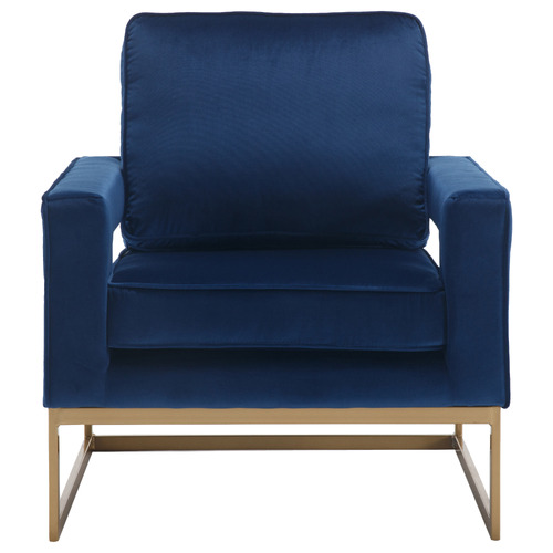 Armani Velvet Upholstered Accent Chair