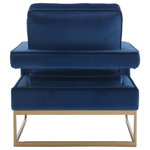 Armani Velvet Upholstered Accent Chair