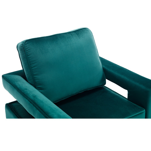 Armani Velvet Upholstered Accent Chair