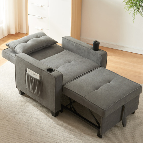 Luna Upholstered Single Futton Sofa Bed